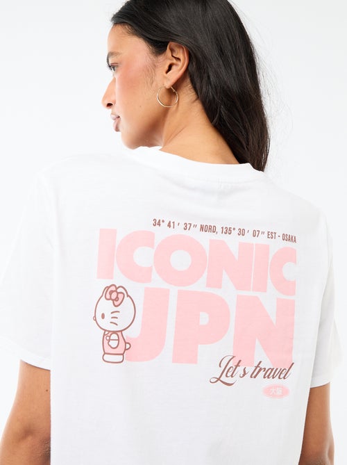 Camiseta estampada 'Kuromi' con estampado delantero/trasero - Kiabi