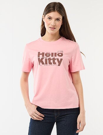 Camiseta estampada 'Kuromi' con estampado delantero/trasero