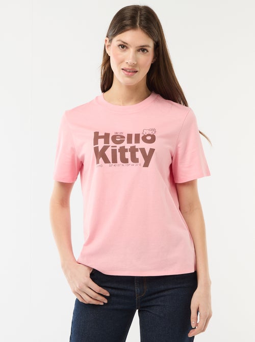 Camiseta estampada 'Kuromi' con estampado delantero/trasero - Kiabi