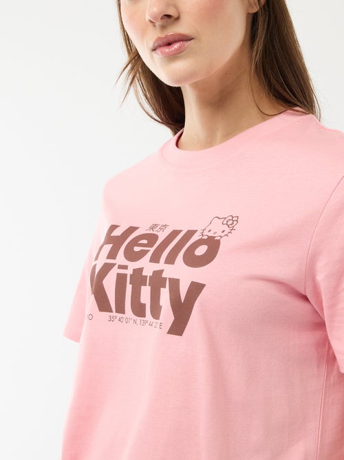 Camiseta estampada 'Kuromi' con estampado delantero/trasero - Kiabi