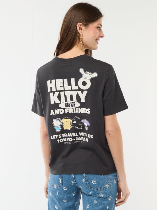 Camiseta estampada 'Kuromi' de manga corta - Kiabi