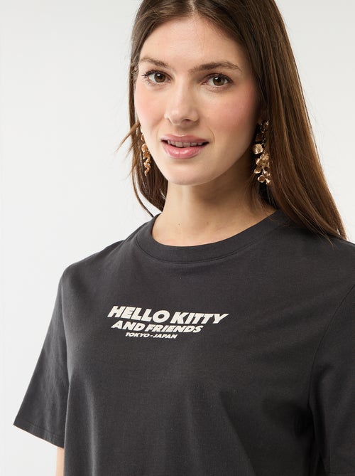 Camiseta estampada 'Kuromi' de manga corta - Kiabi