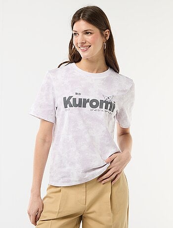 Camiseta estampada 'Kuromi' de manga corta