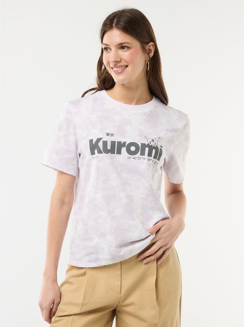 Camiseta estampada 'Kuromi' de manga corta - Kiabi