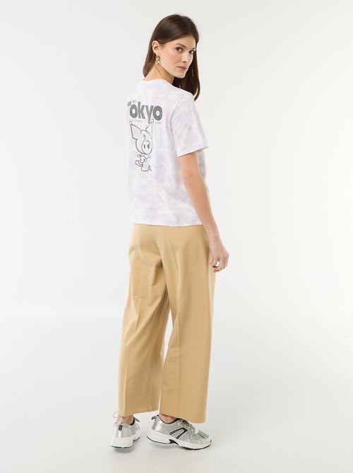 Camiseta estampada 'Kuromi' de manga corta - Kiabi