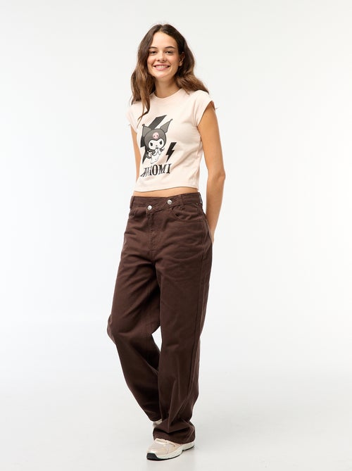 Camiseta estampada 'Kuromi' - Kiabi