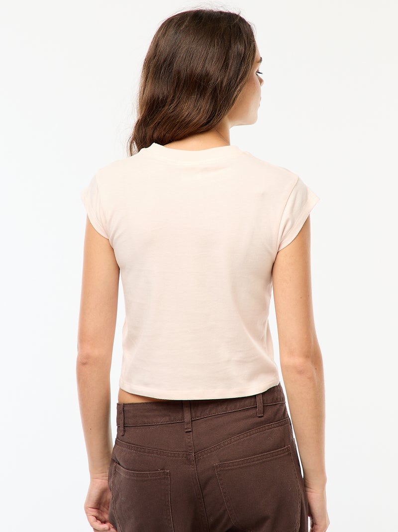 Camiseta estampada 'Kuromi' Rosa - Kiabi