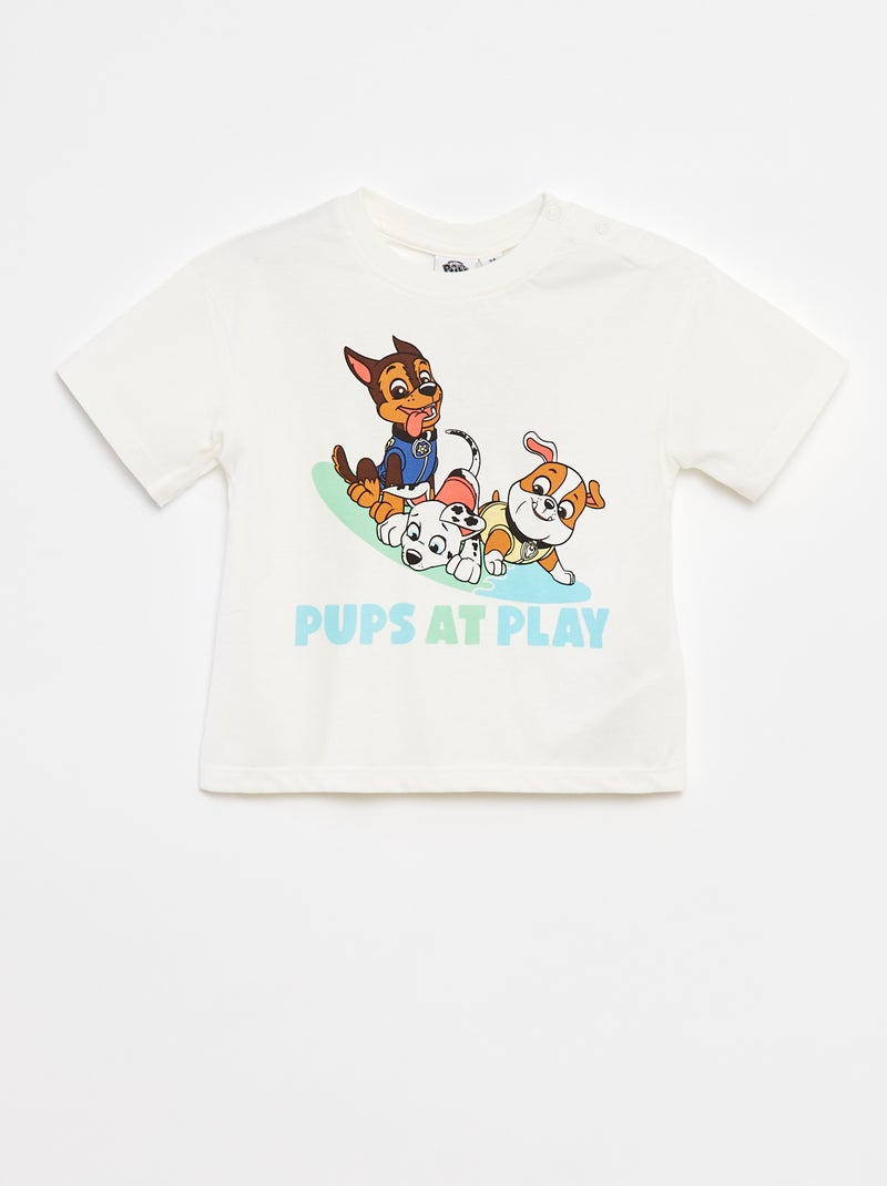 Camiseta estampada 'La Patrulla Canina' BLANCO - Kiabi