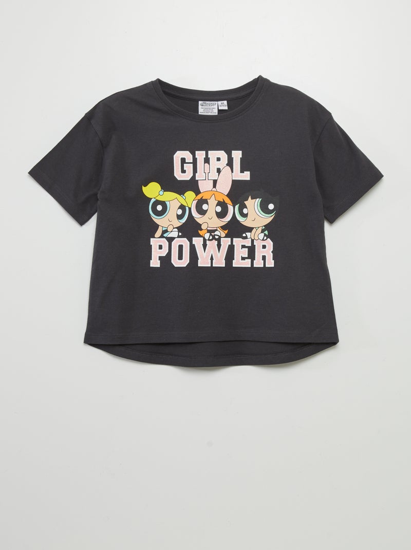 Camiseta estampada 'Las Supernenas' NEGRO - Kiabi