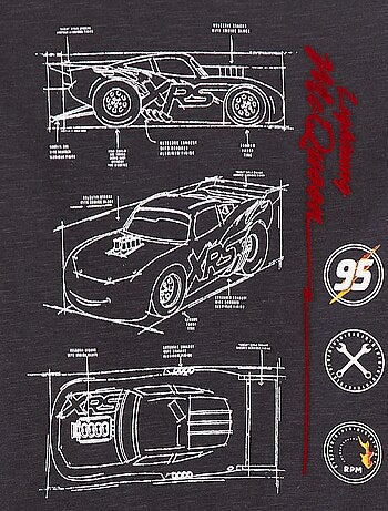 Camiseta estampada loose fit 'Cars'