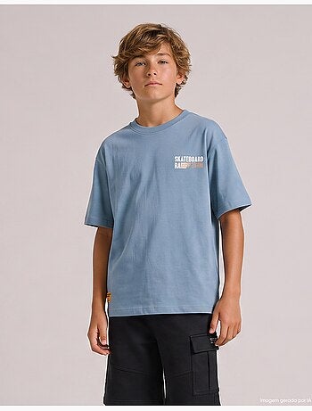 Camiseta estampada 'loose fit', mo fashion