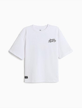 Camiseta estampada 'loose fit', mo fashion