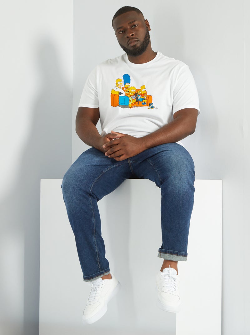 Camiseta estampada 'Los Simpson' Blanco - Kiabi