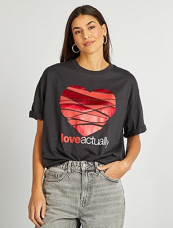 Camiseta estampada 'Love Actually'