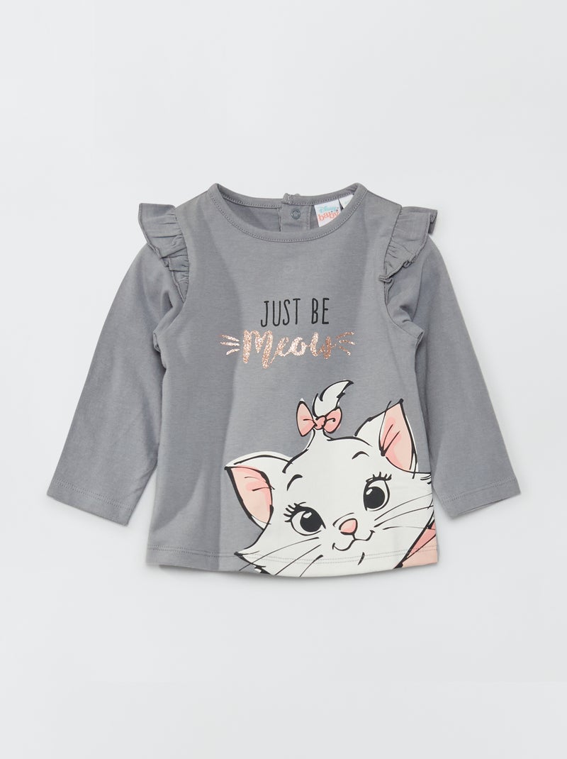 Camiseta estampada 'Marie' gris - Kiabi