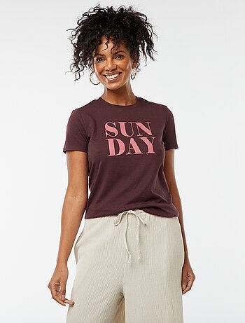 Camiseta estampada