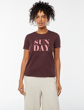 Camiseta estampada