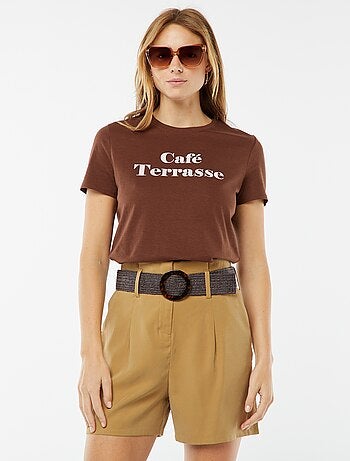 Camiseta estampada