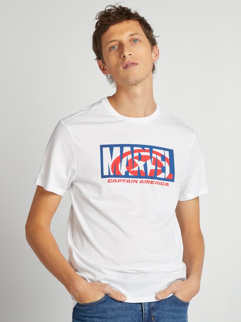 Camiseta estampada 'Marvel' BLANCO - Kiabi