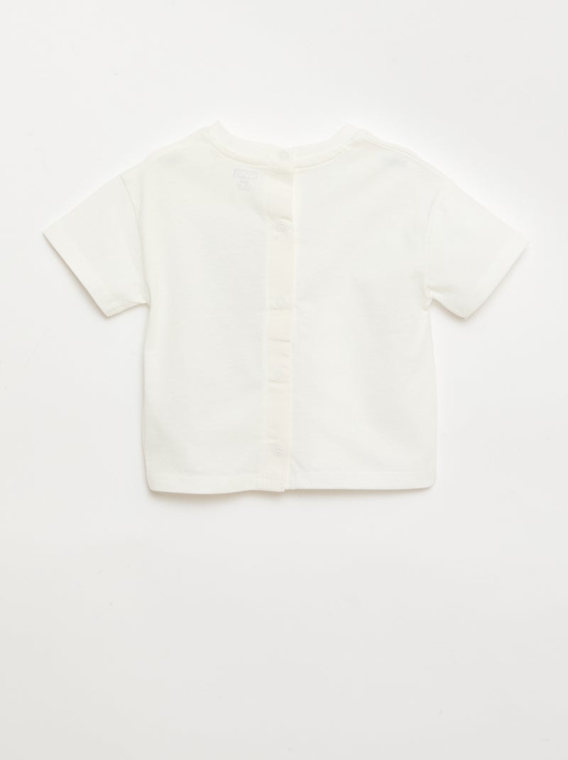 Camiseta estampada 'Marvel' Blanco - Kiabi