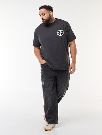 Camiseta estampada 'Marvel' 'Deadpool' de algodón liso