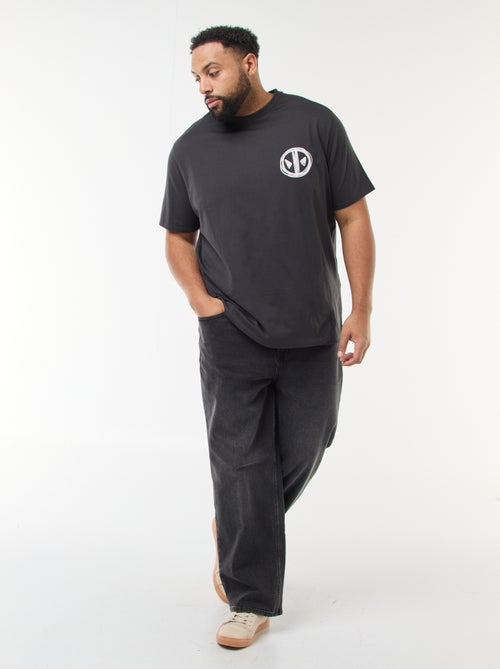 Camiseta estampada 'Marvel' 'Deadpool' de algodón liso - Kiabi