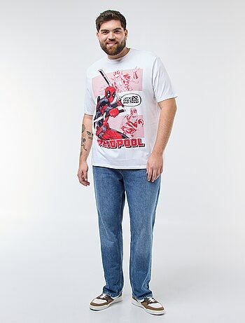 Camiseta estampada 'Marvel' 'Deadpool' lisa