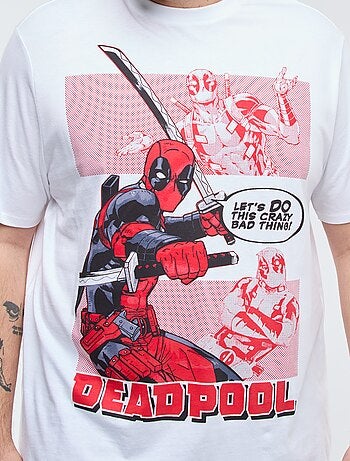 Camiseta estampada 'Marvel' 'Deadpool' lisa