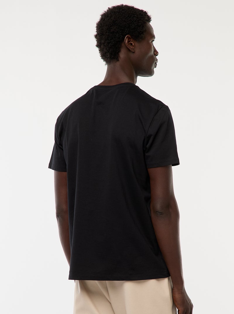 Camiseta estampada 'Mickael Jackson' 'Thriller' de manga corta Negro - Kiabi