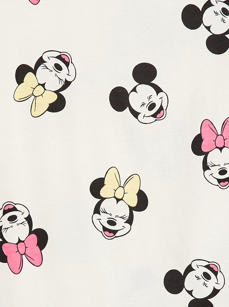 Camiseta estampada 'Mickey' - Colección fácil de poner Blanco - Kiabi