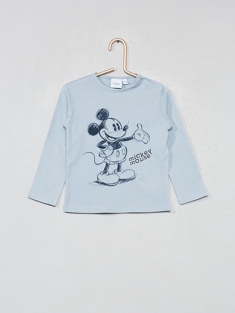 Camiseta estampada 'Mickey' AZUL - Kiabi