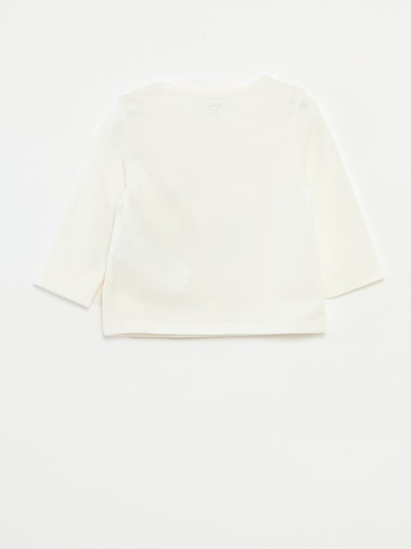 Camiseta estampada 'Mickey' 'Disney' Blanco - Kiabi
