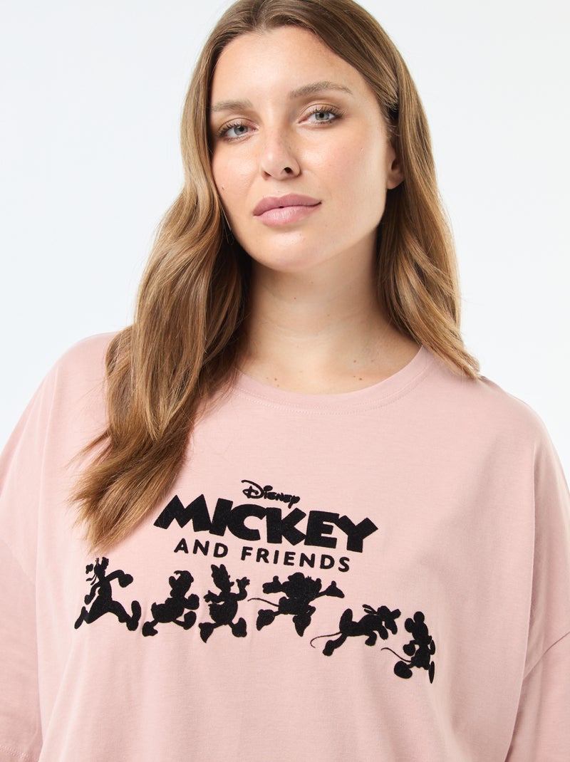 Camiseta estampada 'Mickey' Rojo - Kiabi