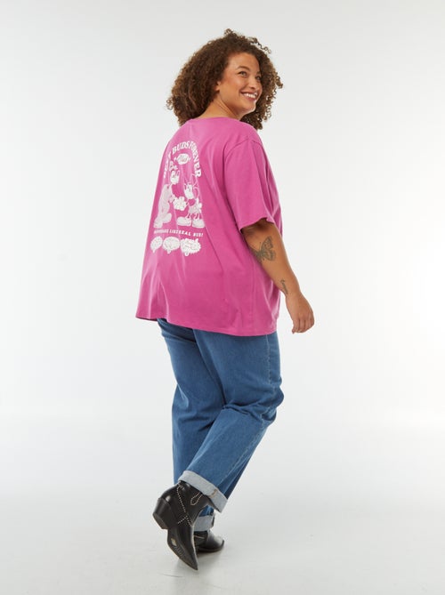 Camiseta estampada 'Mickey' y 'Pluto' - Kiabi