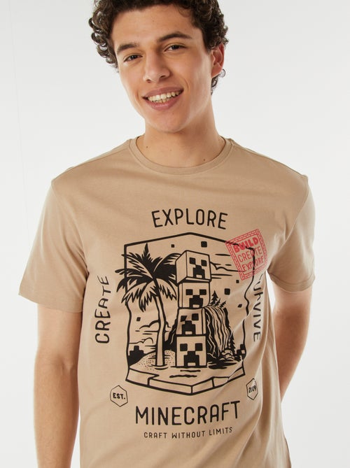 Camiseta estampada 'Minecraft' - Kiabi