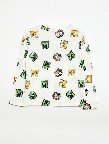 Camiseta estampada 'Minecraft'