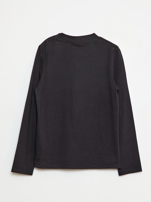 Camiseta estampada 'Minecraft' de manga larga - colección fácil de poner - Kiabi