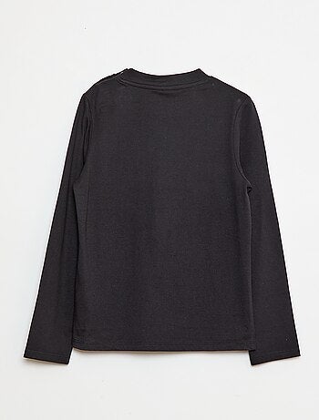 Camiseta estampada 'Minecraft' de manga larga - Fácil de Poner