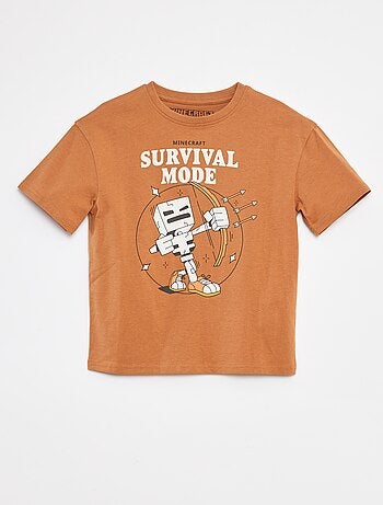 Camiseta estampada 'Minecraft'