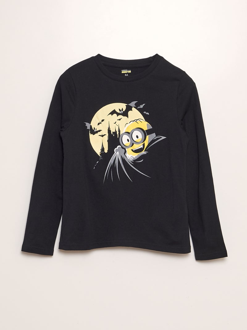 Camiseta estampada 'Minions' - Halloween NEGRO - Kiabi