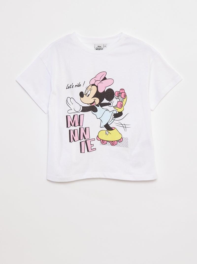 Camiseta estampada 'Minnie' Blanco - Kiabi