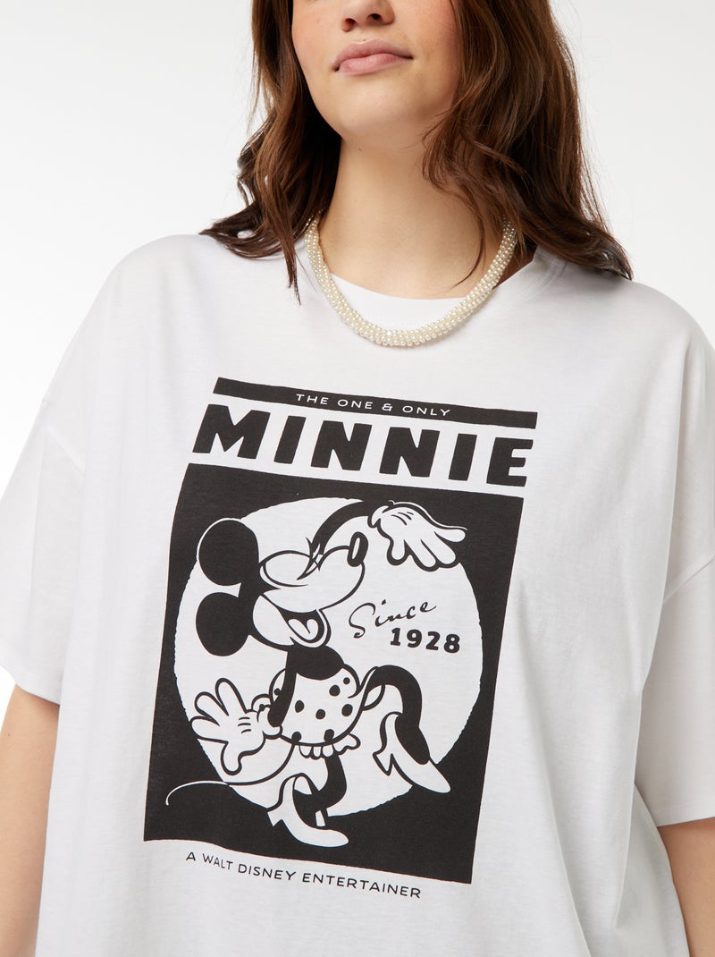 Camiseta estampada 'Minnie' Blanco - Kiabi