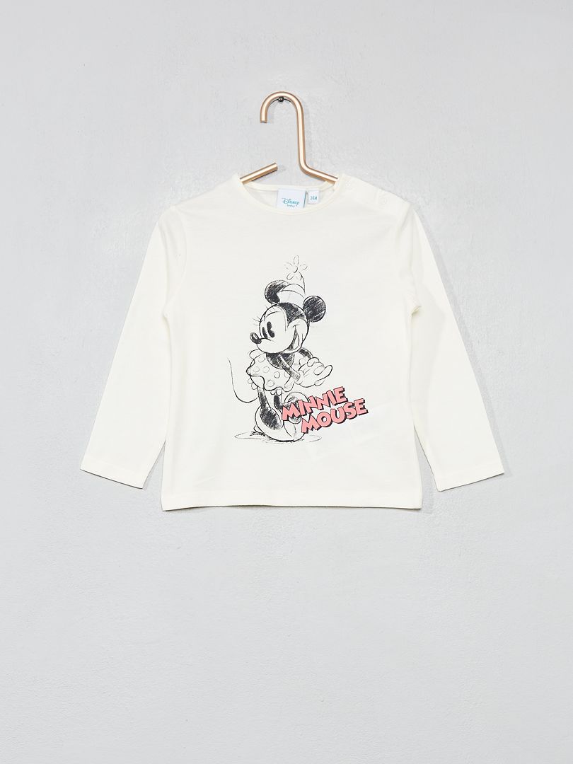 Camiseta estampada 'Minnie' BLANCO - Kiabi