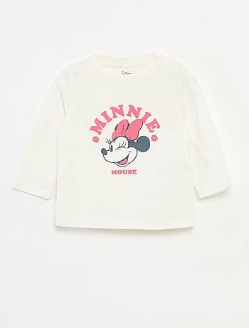 Camiseta estampada 'Minnie' de manga larga