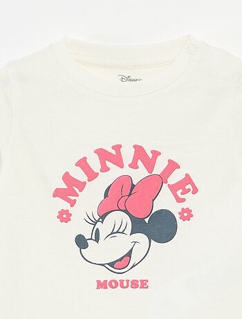 Camiseta estampada 'Minnie' de manga larga