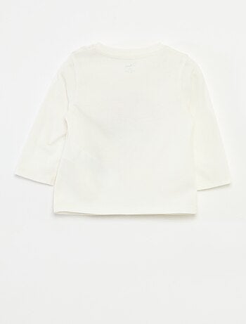 Camiseta estampada 'Minnie' de manga larga