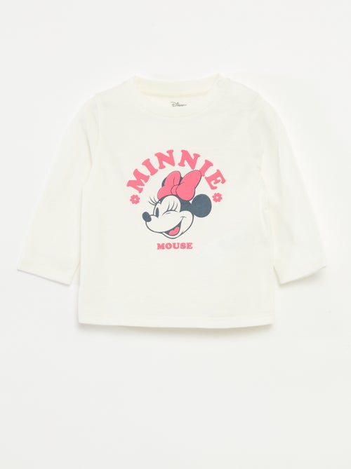 Camiseta estampada 'Minnie' de manga larga - Kiabi