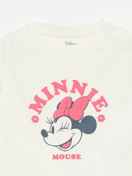 Camiseta estampada 'Minnie' de manga larga - Kiabi