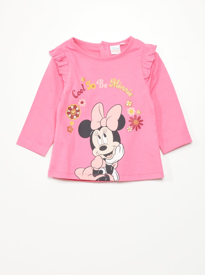 Camiseta estampada 'Minnie' ROSA - Kiabi