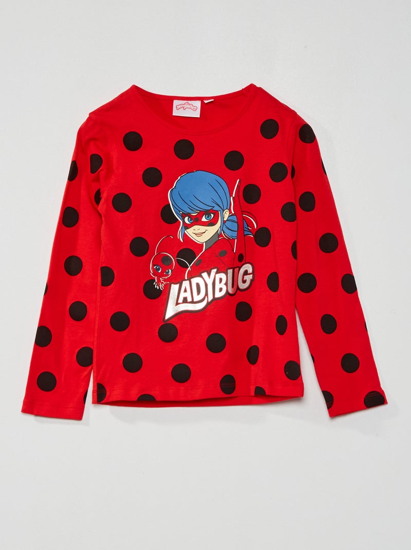 Camiseta estampada 'Miraculous' rojo - Kiabi